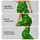 Golden Stars on Vivid Green for Yoga Pilates Commutes and Everyday Active Style Leggings - 8