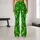Golden Stars on Vivid Green for Yoga Pilates Commutes and Everyday Active Style Leggings - 10