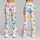 Pastel Butterflies and Red Hearts for Yoga Pilates and Everyday Adventures Leggings - 9