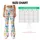 Pastel Butterflies and Red Hearts for Yoga Pilates and Everyday Adventures Leggings - 7