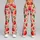 Sweet Strawberry And Daisy Motifs For Sunny Yoga, Pilates, And Everyday Errands Wear Leggings - 9