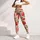 Sweet Strawberry And Daisy Motifs For Sunny Yoga, Pilates, And Everyday Errands Wear Leggings - 4