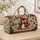Winter Penguin with Red Scarf for Cozy Christmas Getaways and Holiday Travel Fun Quilted Weekend Bag - 4