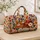Pumpkin Pie, Apples & Cinnamon for Cozy Autumn Picnics and Charming Fall Getaways Quilted Weekend Bag - 4