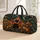 Vintage Night Circus Cat and Pumpkin Scene for Autumn Travel and Weekend Getaways Quilted Weekend Bag - 1
