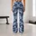 Blue Gray Camouflage Style for Yoga, Pilates, and Everyday Activewear for Active Women Leggings - 10