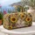 Sunflower Garden Rabbits for Relaxed Weekend Getaways and Nature-Loving Travelers Quilted Weekend Bag - 5