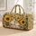 Sunflower Garden Rabbits for Relaxed Weekend Getaways and Nature-Loving Travelers Quilted Weekend Bag - 1