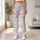 Delicate Mauve Wildflowers for Yoga, Pilates, Commuting, and Everyday Wear Leggings - 11