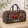 Autumn Footballs and Falling Leaves for Tailgate Picnics and Cozy Weekend Getaways Quilted Weekend Bag - 4