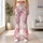 Pastel Pink Plaid for Yoga, Pilates, Commuting and Everyday Wear Leggings - 12