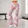 Pastel Pink Plaid for Yoga, Pilates, Commuting and Everyday Wear Leggings - 11