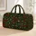 Evergreen Holly, Pinecones And Snowflakes For Cozy Christmas Winter Holiday Getaways Quilted Weekend Bag - 1