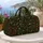 Evergreen Holly, Pinecones And Snowflakes For Cozy Christmas Winter Holiday Getaways Quilted Weekend Bag - 5