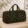 Evergreen Holly, Pinecones And Snowflakes For Cozy Christmas Winter Holiday Getaways Quilted Weekend Bag - 4