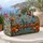 Autumn Maple Leaves, Pumpkins and City Skyline for Cozy Weekend Fall Getaways Quilted Weekend Bag - 5