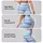 Sky Blue And White Coastal Stripes For Yoga Pilates And Everyday Activewear Leggings - 2