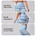 Sky Blue And White Coastal Stripes For Yoga Pilates And Everyday Activewear Leggings - 2