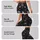 Charcoal Silver Starry Sky for Yoga, Pilates, Studio Sessions and Everyday Activewear Style Leggings - 2