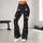 Charcoal Silver Starry Sky for Yoga, Pilates, Studio Sessions and Everyday Activewear Style Leggings - 11