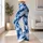 Blue Camo Motif for Yoga, Pilates, Gym Workouts and Everyday Casual Wear for Women Leggings - 12