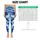 Blue Camo Motif for Yoga, Pilates, Gym Workouts and Everyday Casual Wear for Women Leggings - 3