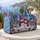 Snowmen in a Snowy Woodland for Cozy Holiday Getaways and Winter Escapes Quilted Weekend Bag - 5