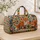 Autumn Woodland Animals with Owl Fox and Squirrel for Nature Lovers and Fall Getaways Quilted Weekend Bag - 4