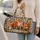 Autumn Woodland Animals with Owl Fox and Squirrel for Nature Lovers and Fall Getaways Quilted Weekend Bag - 2