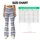 Blue And Taupe Stripes For Yoga, Pilates And Everyday Active Style For Relaxed Women Leggings - 7