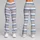 Blue And Taupe Stripes For Yoga, Pilates And Everyday Active Style For Relaxed Women Leggings - 9
