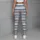 Blue And Taupe Stripes For Yoga, Pilates And Everyday Active Style For Relaxed Women Leggings - 5