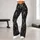 Charcoal Starburst Geometry for Yoga, Pilates, and Everyday Activewear for Women Leggings - 11
