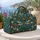Teal Dragonflies And Wildflowers For Coastal Getaways, Beach Days And Summer Travel Quilted Weekend Bag - 5