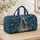 Golden Giraffes and Blue Leaves for Weekend Travel, Lakeside Days and Nature Lovers Quilted Weekend Bag - 4