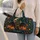 Cute Halloween Bat Kitten with Scarf for Autumn Travel and Festive Seasonal Getaways Quilted Weekend Bag - 2