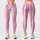 Pink and White Vertical Stripes for Yoga, Pilates, and Everyday Activewear for Women Leggings - 3