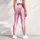 Pink and White Vertical Stripes for Yoga, Pilates, and Everyday Activewear for Women Leggings - 5
