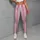 Pink and White Vertical Stripes for Yoga, Pilates, and Everyday Activewear for Women Leggings - 6