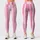 Pink and White Vertical Stripes for Yoga, Pilates, and Everyday Activewear for Women Leggings - 1