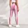 Pink and White Vertical Stripes for Yoga, Pilates, and Everyday Activewear for Women Leggings - 5