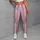 Pink and White Vertical Stripes for Yoga, Pilates, and Everyday Activewear for Women Leggings - 4