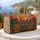 Desert Cacti and Red Rock Mesa Road Trip Escape for Southwest Weekend Getaways Quilted Weekend Bag - 5