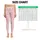 Light Pink Gingham Checks for Yoga, Pilates, Commuting and Everyday Wear Leggings - 3