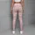 Light Pink Gingham Checks for Yoga, Pilates, Commuting and Everyday Wear Leggings - 4