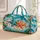Turquoise Starfish and Seashells for Sunny Coastal Beach Getaways Quilted Weekend Bag - 1
