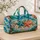 Turquoise Starfish and Seashells for Sunny Coastal Beach Getaways Quilted Weekend Bag - 4
