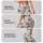 Charcoal Paw Prints on Ivory for Yoga, Pilates, and Everyday Casual Wear Leggings - 8