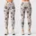 Charcoal Paw Prints on Ivory for Yoga, Pilates, and Everyday Casual Wear Leggings - 3
