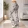 Charcoal Paw Prints on Ivory for Yoga, Pilates, and Everyday Casual Wear Leggings - 11